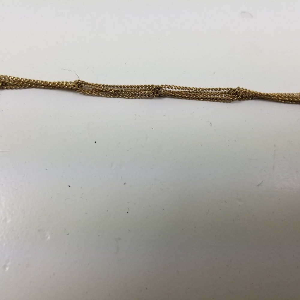 Sarah Cov twist chain necklace vintage